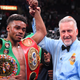 Referee Jack Reiss declares Erroll Spence Jr. the winner after he defeated Shawn Porter in their IBF & WBC World Welterweight Championship fight at Staples Center on September 28, 2019.